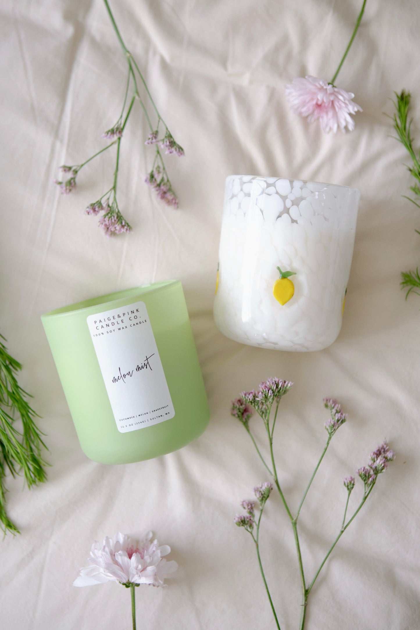 melon mist 12.5oz candle - special edition