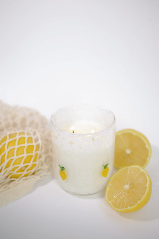sugared citrus 12.5oz speckle candle - special edition