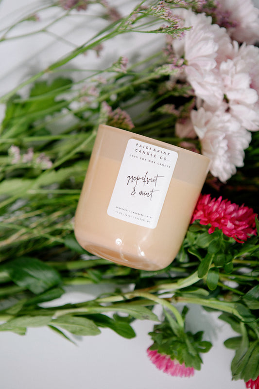 grapefruit & mint 10oz candle - special edition