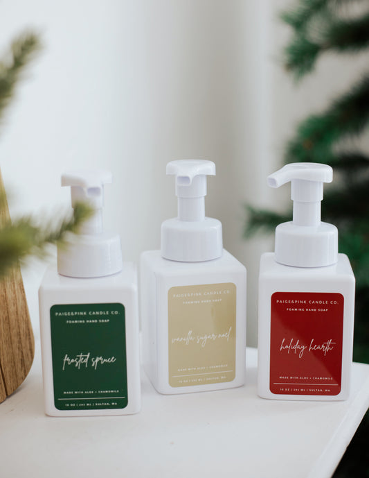 holiday soap trio