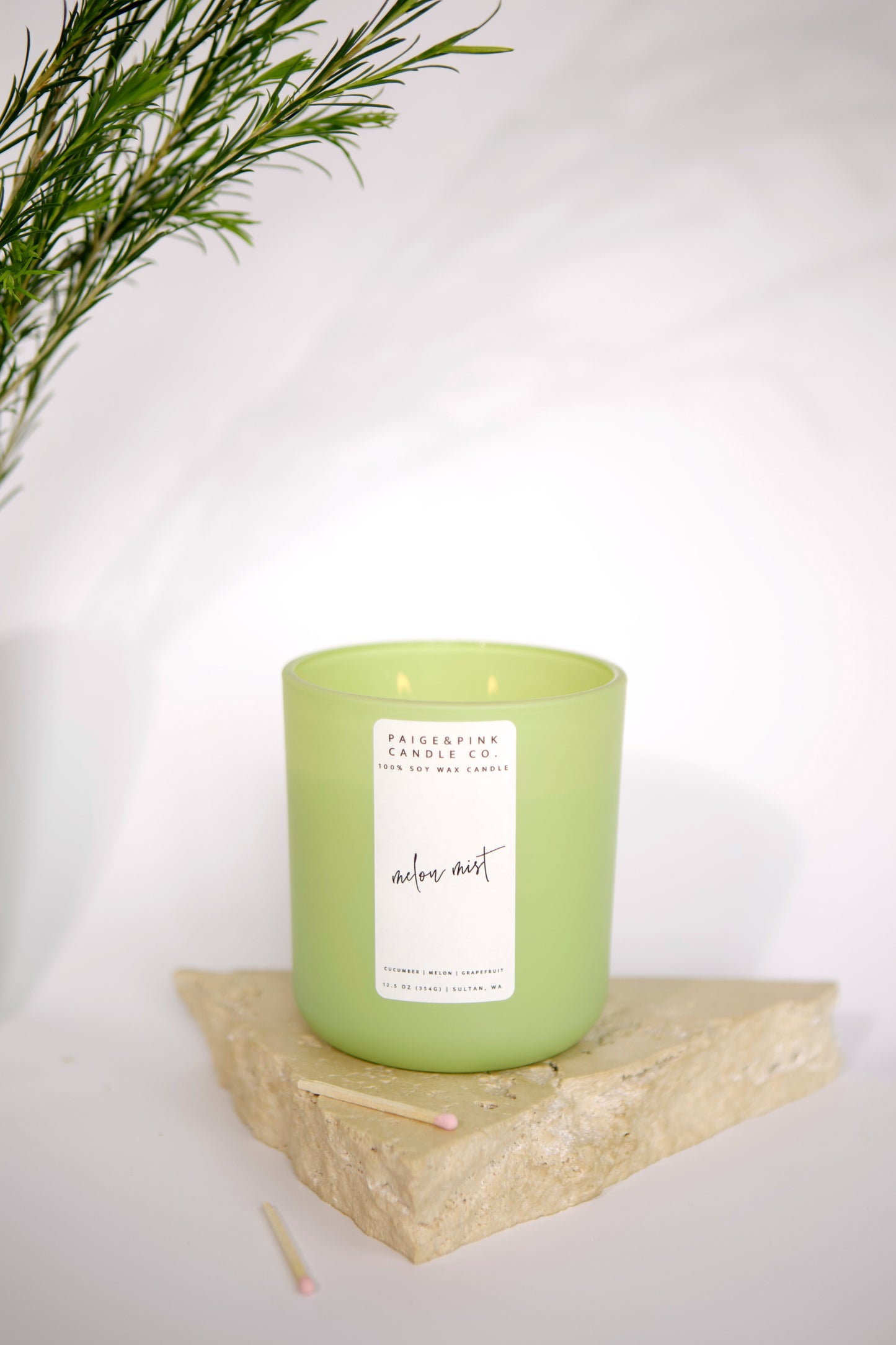melon mist 12.5oz candle - special edition
