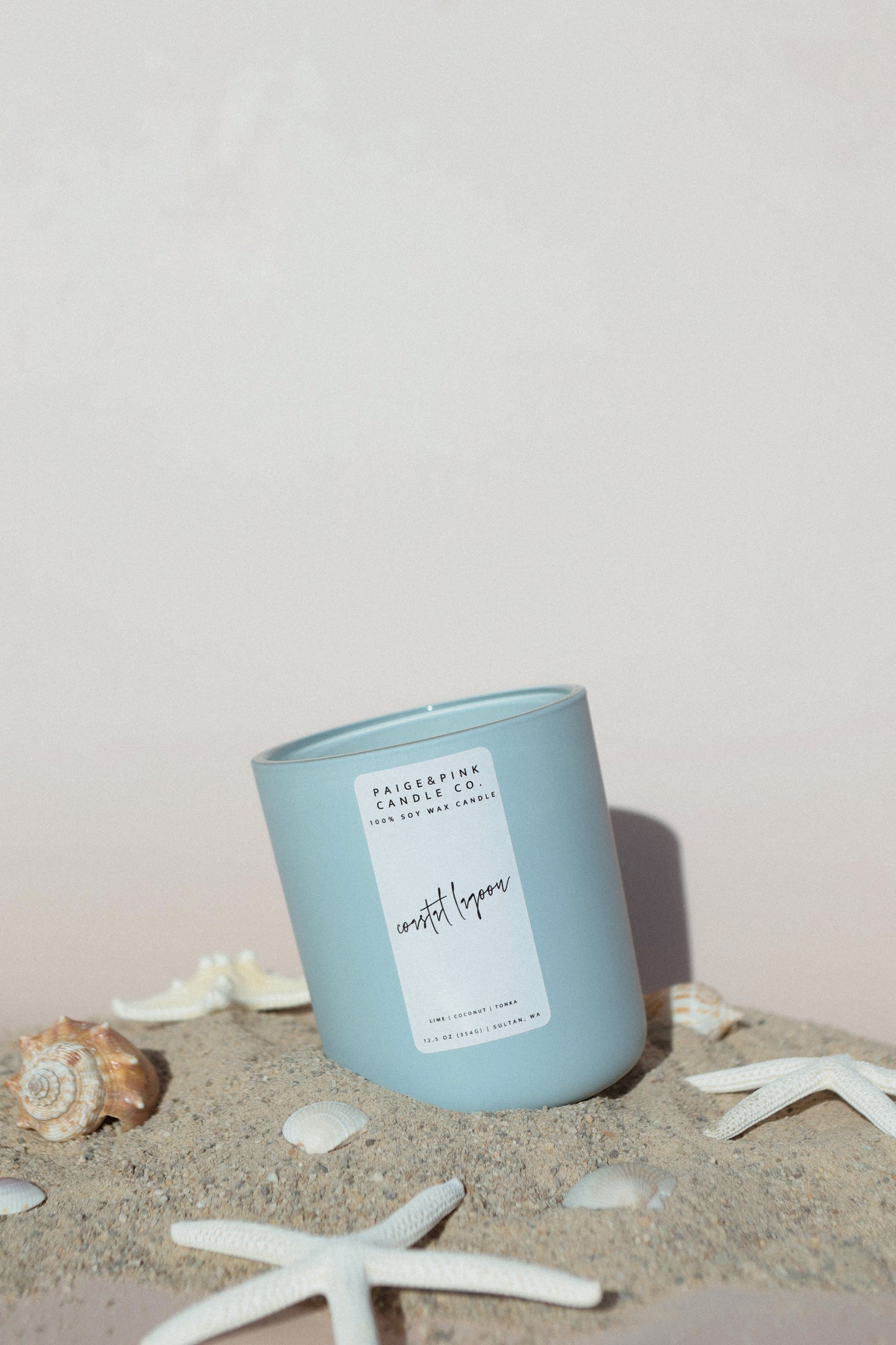 coastal lagoon 12.5oz candle - seasonal