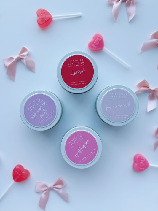 travel tins - valentine’s day collection