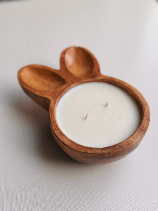 small bunny dough bowl