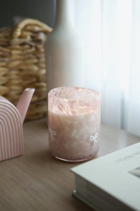 blush hour 12.5oz speckle candle