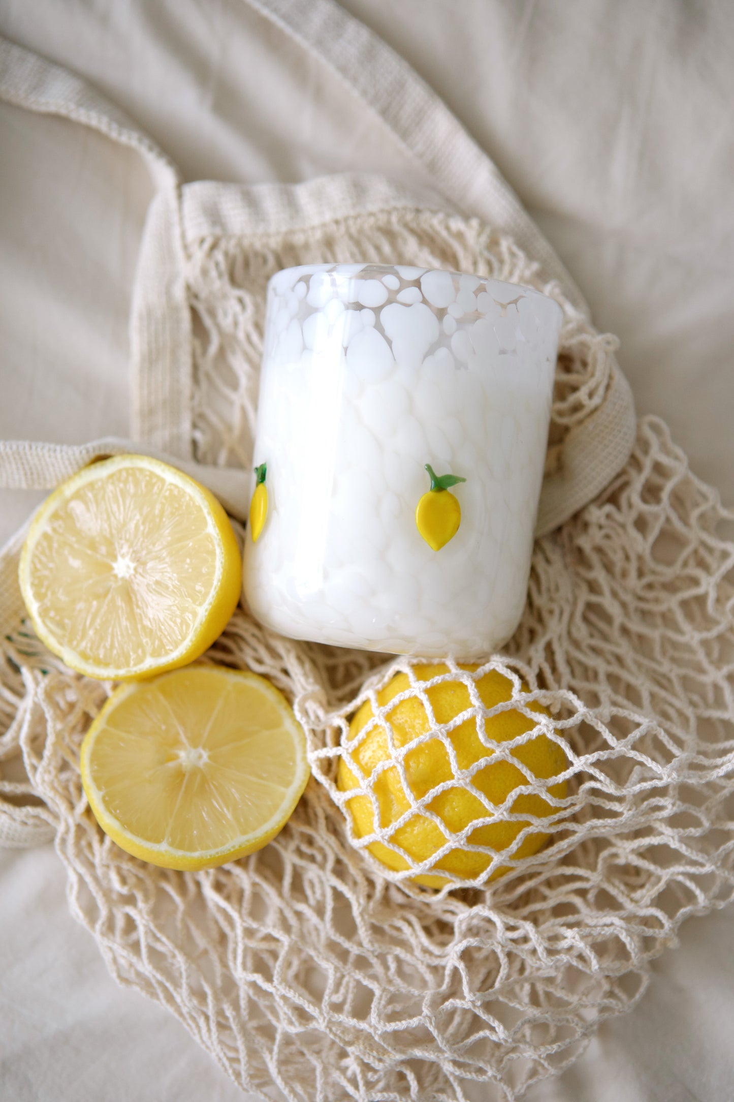 sugared citrus 12.5oz speckle candle - special edition