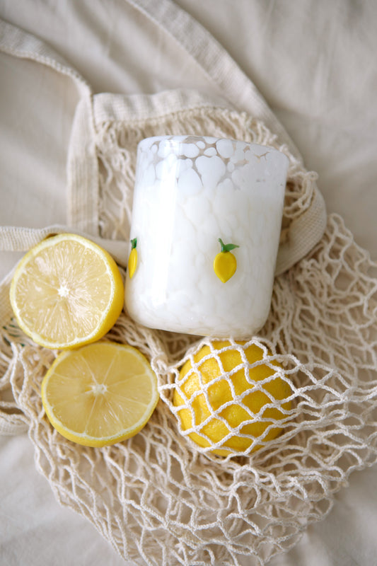 sugared citrus 12.5oz speckle candle - special edition