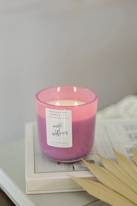 coastal wildflower 10oz candle - special edition
