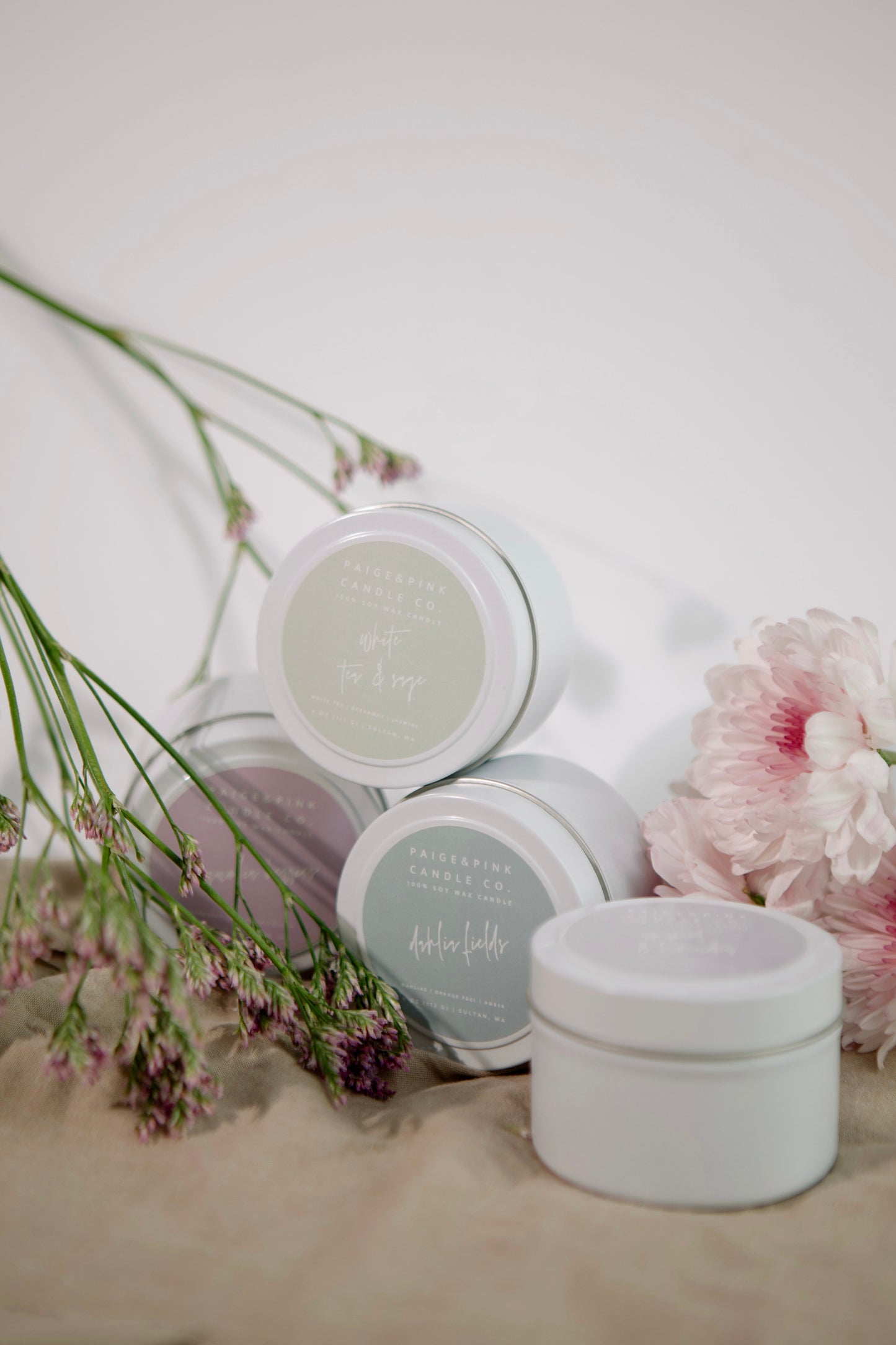 spring travel tin 4oz candle