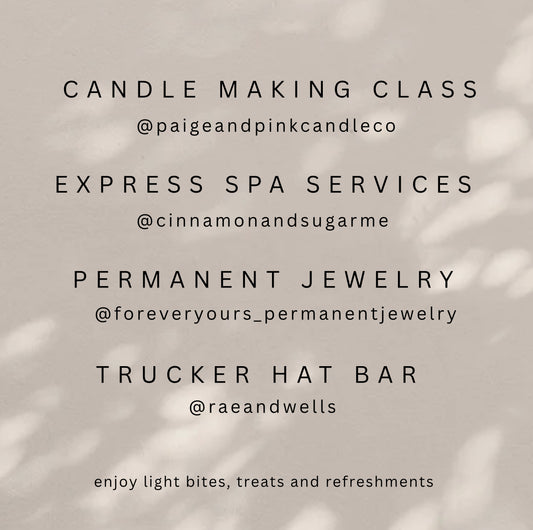 Cinnamon & Sugar Me + Paige&Pink Spring Soirée (2 TICKETS LEFT)
