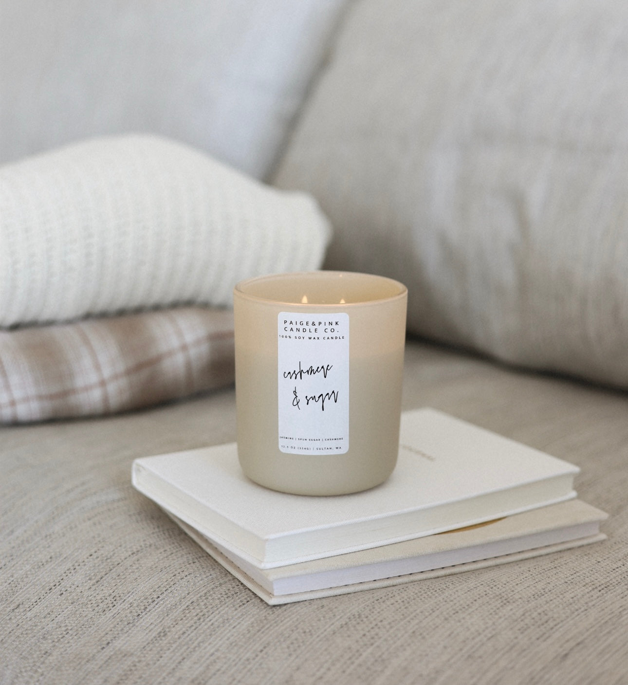 double wick cashmere & sugar - seasonal