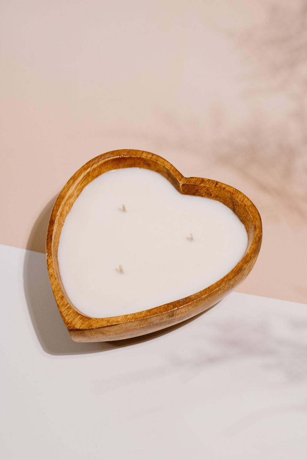 heart dough bowl candle